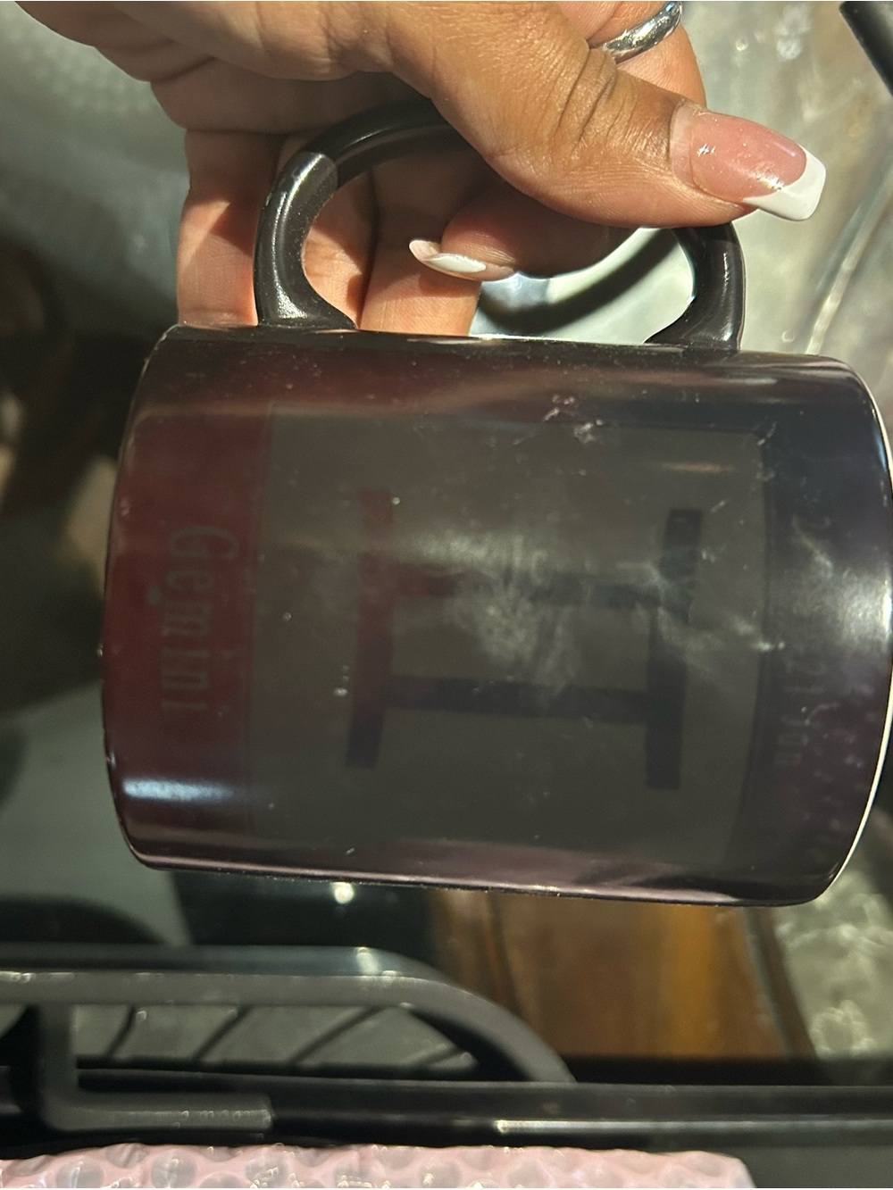 Black Ceramic Travel Mug - Unbranded